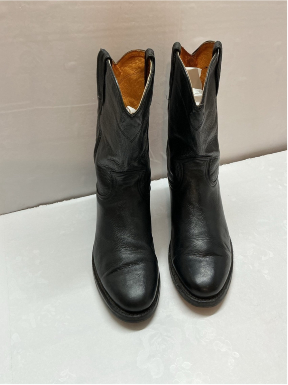 Leather boots mens size 10 D - Picture 2 of 6